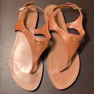Ralph Lauren tan sandals